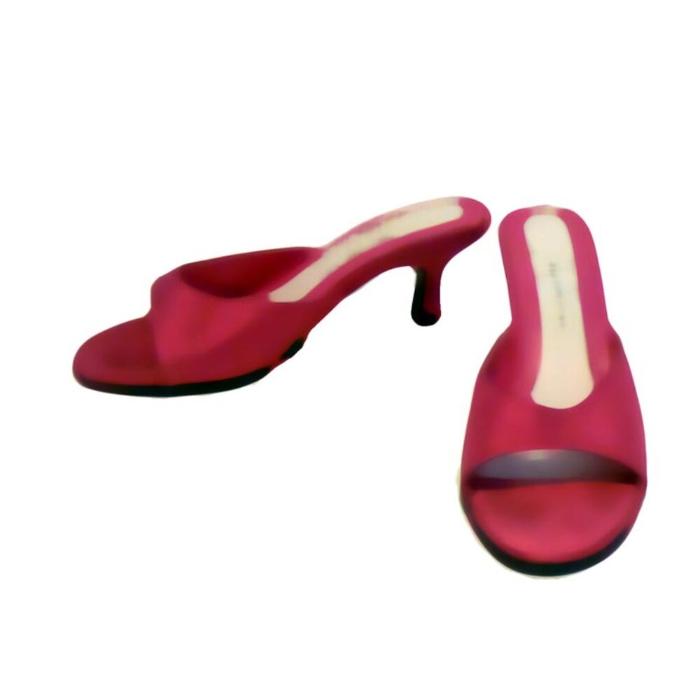 Women's Pnk Silk Sling Back Neels